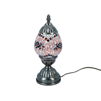 Lampa stołowa - klosz pojedynczy, wielokolorowy