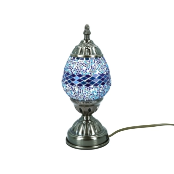 Lampa stołowa - klosz pojedynczy, wielokolorowy