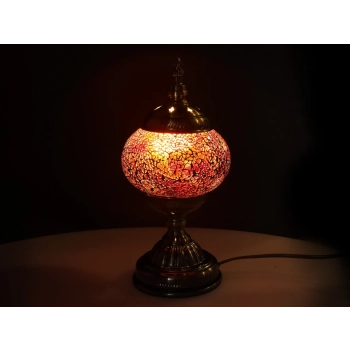 Lampa stołowa - klosz pojedynczy, wielokolorowy