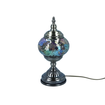 Lampa stołowa - klosz pojedynczy, wielokolorowy