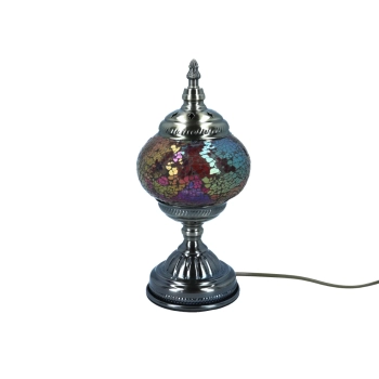 Lampa stołowa - klosz pojedynczy, wielokolorowy