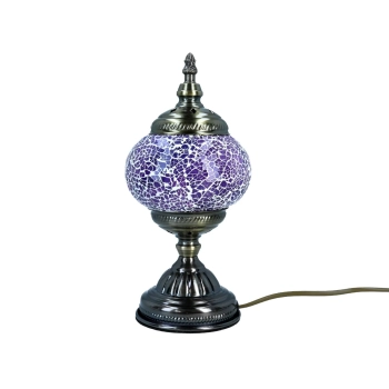 Lampa stołowa - klosz pojedynczy, wielokolorowy