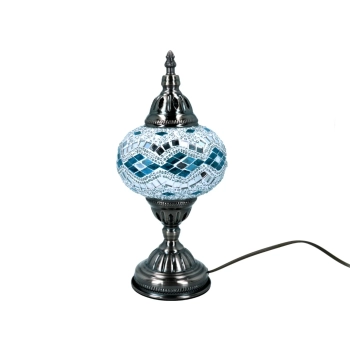 Lampa stołowa - klosz pojedynczy, wielokolorowy