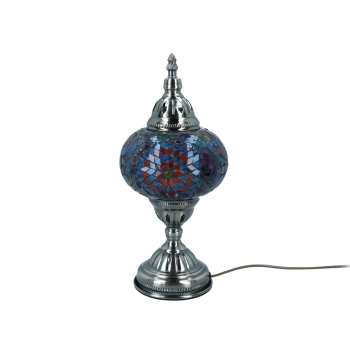 Lampa stołowa - klosz pojedynczy, wielokolorowy
