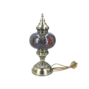 Lampa stołowa - klosz pojedynczy, wielokolorowy