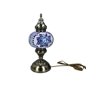 Lampa stołowa - klosz pojedynczy, wielokolorowy