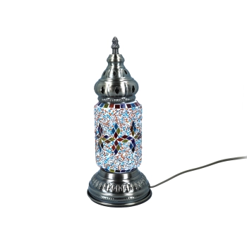Lampa stołowa - klosz pojedynczy, wielokolorowy