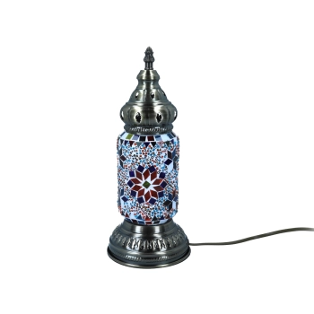 Lampa stołowa - klosz pojedynczy, wielokolorowy