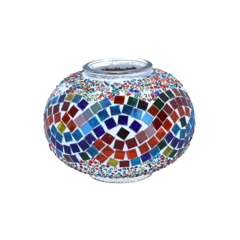Lampa stołowa - klosz pojedynczy, wielokolorowy