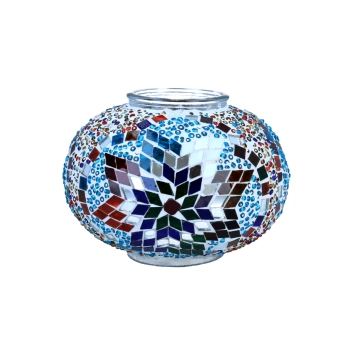 Lampa stołowa - klosz pojedynczy, wielokolorowy