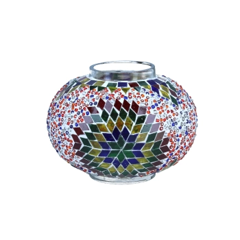 Lampa stołowa - klosz pojedynczy, wielokolorowy