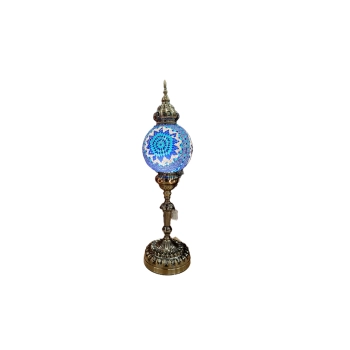 Lampa stołowa - klosz pojedynczy, wielokolorowy