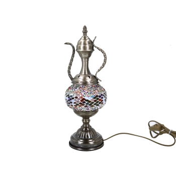 Lampa stołowa - klosz pojedynczy, wielokolorowy
