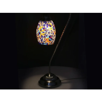 Lampa stołowa - klosz pojedynczy, wielokolorowy