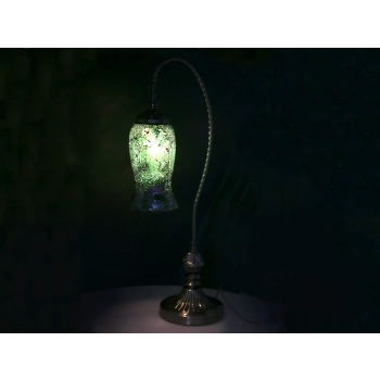 Lampa stołowa - klosz pojedynczy, wielokolorowy