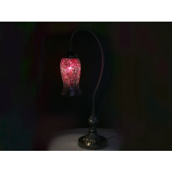 Lampa stołowa - klosz pojedynczy, wielokolorowy