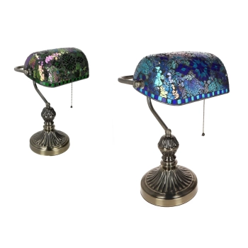 Lampa stołowa - klosz pojedynczy, wielokolorowy