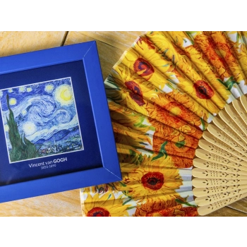 Wachlarz - V. Van Gogh, Słoneczniki (CARMANI)