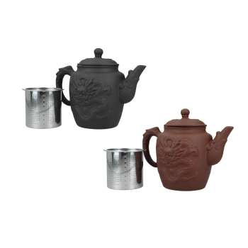 Czajnik ceramiczny z zaparzaczem (kolor do wyboru 1 z 2)