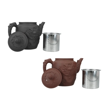Czajnik ceramiczny z zaparzaczem (kolor do wyboru 1 z 2)