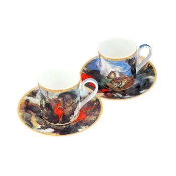 Kpl. 2 filiżanek espresso - P. P. Rubens (CARMANI)