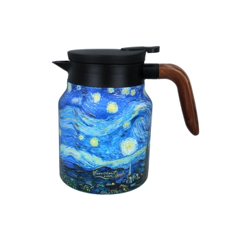 Termos z zaparzarką do herbaty i ziół - V. van Gogh, Gwiaździsta Noc (CARMANI)