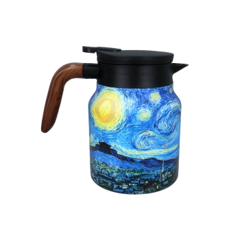 Termos z zaparzarką do herbaty i ziół - V. van Gogh, Gwiaździsta Noc (CARMANI)