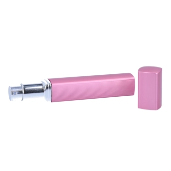 Atomizer - pojemnik karbowany na perfumy/wodę/odświeżacz twarzy/płyn antybakteryjny - różowy