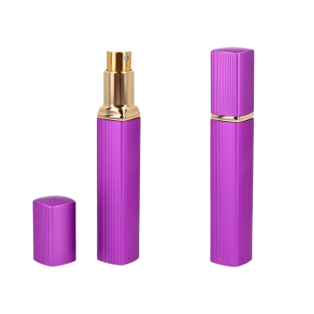 Atomizer - pojemnik karbowany na perfumy/wodę/odświeżacz twarzy/płyn antybakteryjny - fuksja