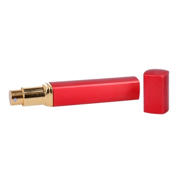 Atomizer - pojemnik karbowany na perfumy/wodę/odświeżacz twarzy/płyn antybakteryjny - czerwony