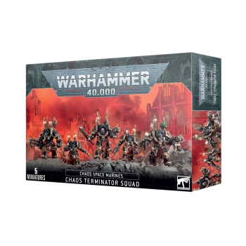 CHAOS SPACE MARINES - CHAOS TERMINATOR SQUAD BOX