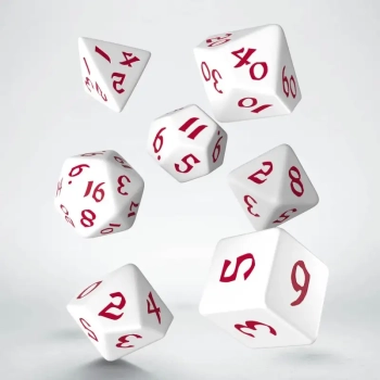 Komplet kości RPG - Dwukolorowe - Ruda Złota tuba