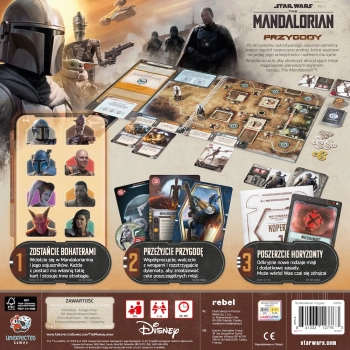 The Mandalorian: Przygody tył pudełka