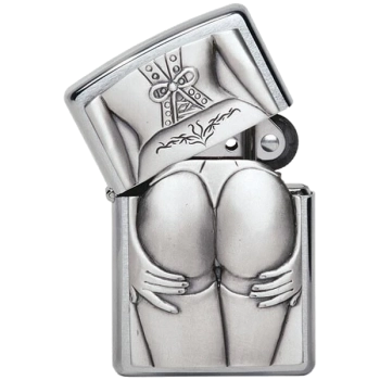 Zapalniczka benzynowa ZIPPO - STOCKING GIRL TRICK 1